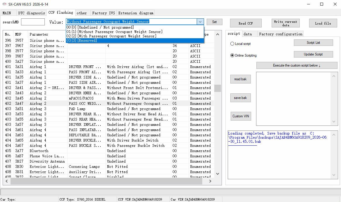 SX-CAN interface screenshot 18